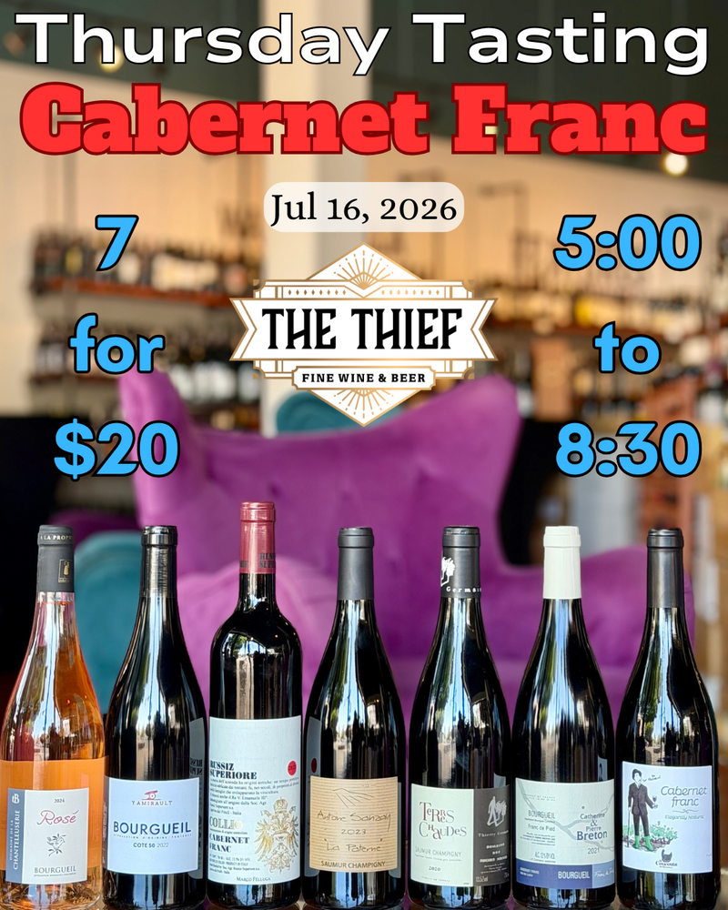 Thursday Tasting — Cabernet Franc | July 16, 2026