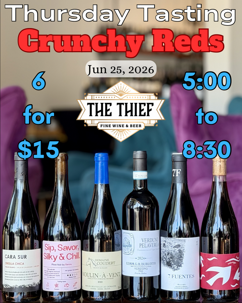 Thursday Tasting — Crunchy Reds | June 25, 2026