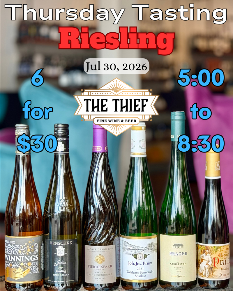 Thursday Tasting — Riesling | July 30, 2026
