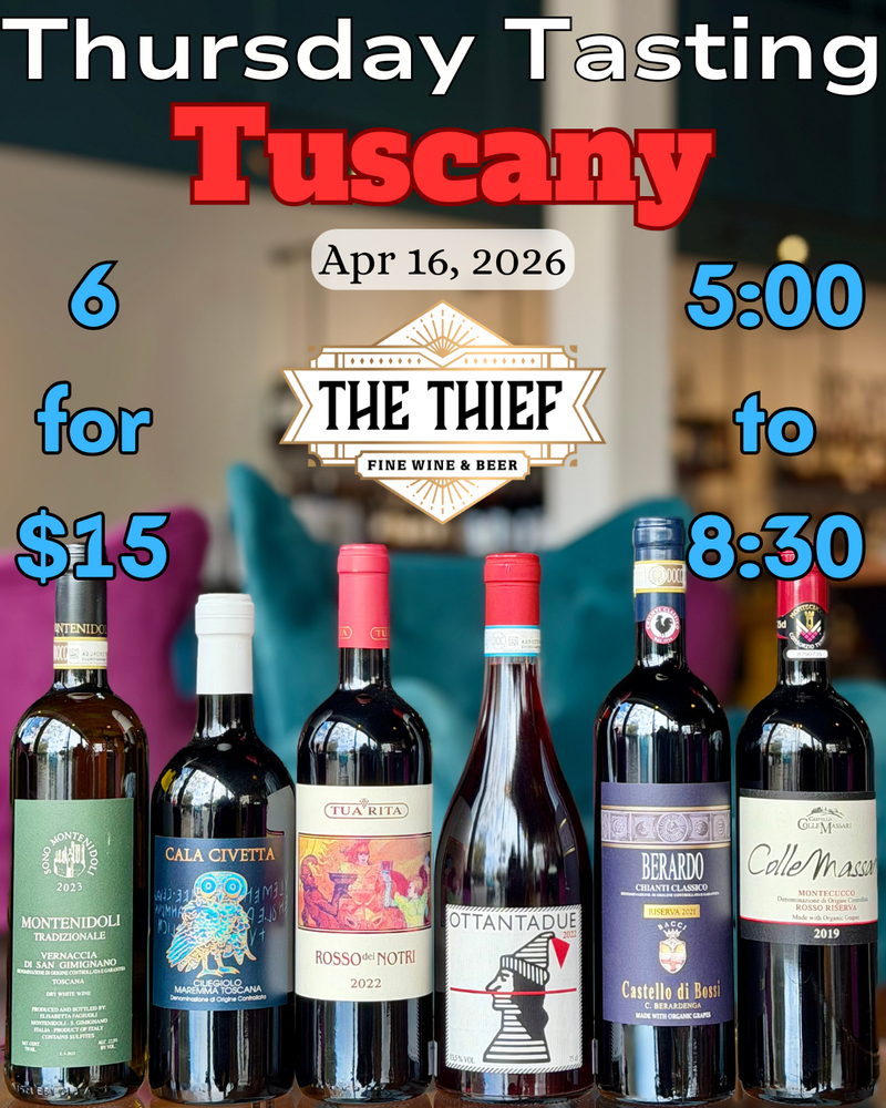 Thursday Tasting — Tuscany | April 16, 2026