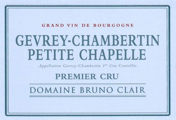 Bruno Clair Gevrey-Chambertin Petite Chapelle 1er Cru 2022