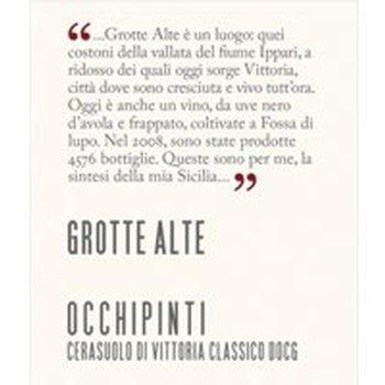 Arianna Occhipinti Grotte Alta Cerasuolo Di Vittoria 2019