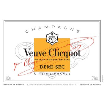 Veuve Clicquot Demi-Sec (375ML half-bottle)