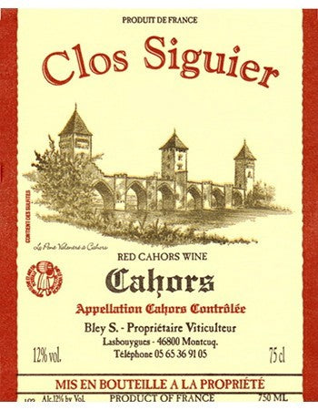 Clos Siguier Cahors 2020