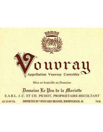 Domaine Pichot Vouvray Domaine Le Peu de la Moriette 2023