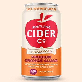 Portland Cider Passion Orange Guava Cider 12oz Can