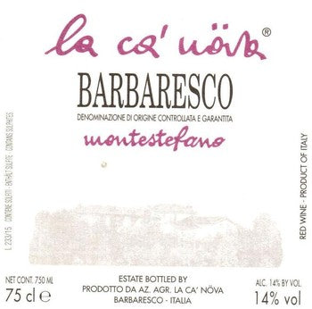 La Ca' Nova Montestefano Barbaresco 2021