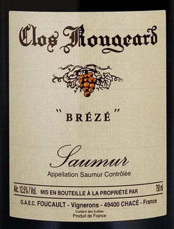 Clos Rougeard Saumur Blanc Breze 2019