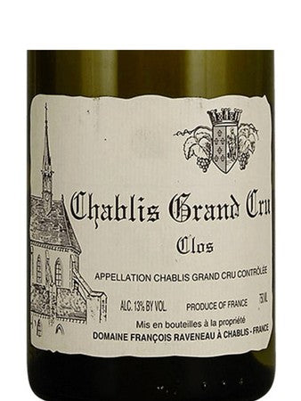 Domaine Francois Raveneau Grand Cru Chablis Les Clos 2019