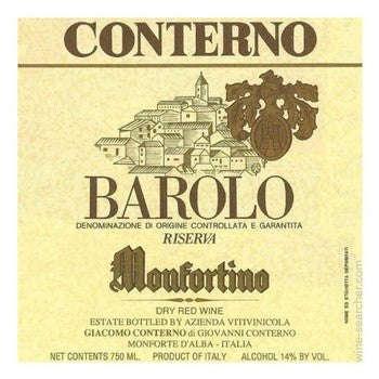 Giacomo Conterno Monfortino Barolo Riserva DOCG 2019