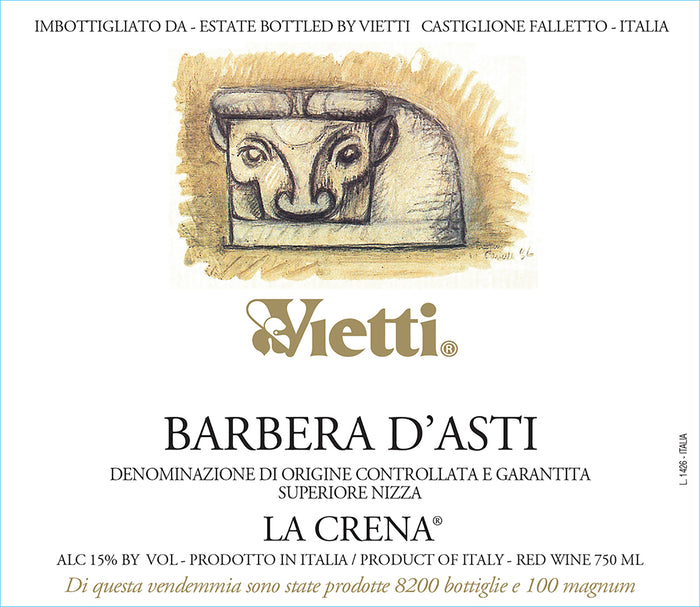 Vietti Barbera d'Asti La Crena 2022