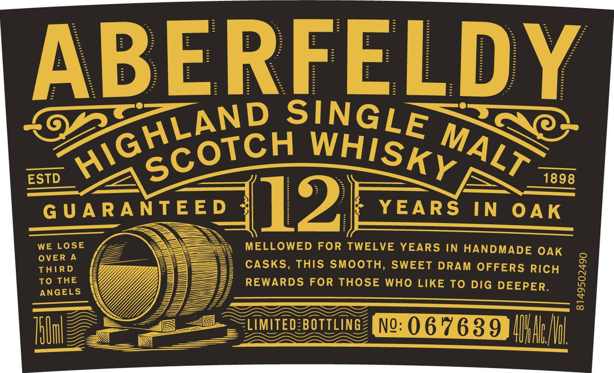 Aberfeldy 16 year Scotch 750mL