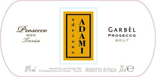 Adami Prosecco Garbel DOC Treviso NV