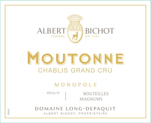 Albert Bichot Chablis Domaine Long-Depaquit Moutonne Grand Cru Monopole 2022