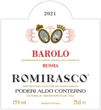 Aldo Conterno Barolo Bussia 2019