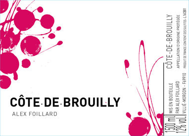 Alex Foillard Beaujolais Villages 2020
