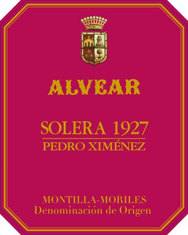 Alvear Pedro Ximenez Solera 1927 (375ML half-bottle) Sherry