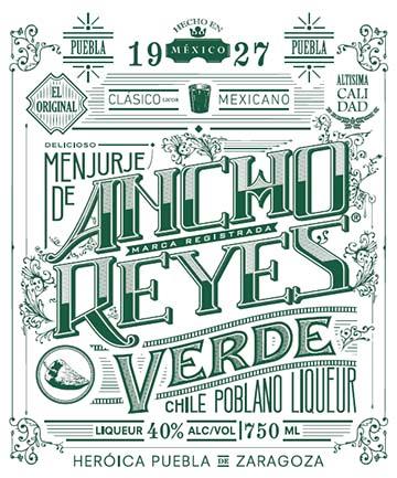 Ancho Reyes Verde Chili Liqueur 750mL