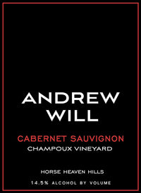 Andrew Will Champoux Vineyard Cab Sauv 2018