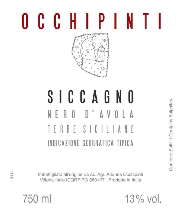 Arianna Occhipinti Siccagno Nero d'Avola 2023