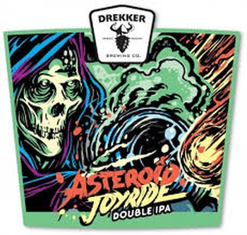 Drekker Brewing Asteroid Joyride Double IPA 16oz Can