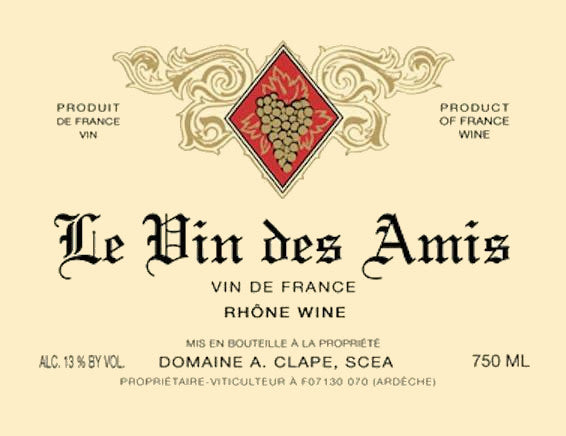 Auguste Clape Vin des Amis Rouge 2023