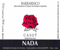 Azienda Vitivinicola Nada Giuseppe Barbaresco Casot 2019