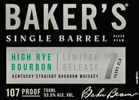Baker's High Rye Bourbon 7 Year 750mL