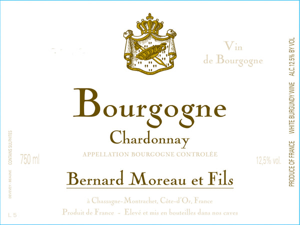 Domaine Moreau Bourgogne Blanc 2022