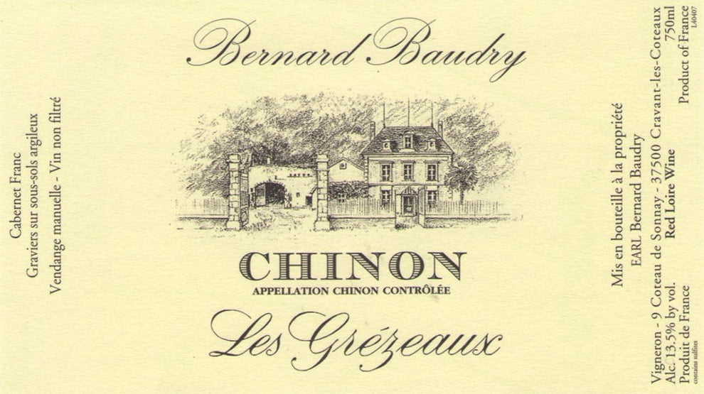 Bernard Baudry Chinon Les Granges 2023