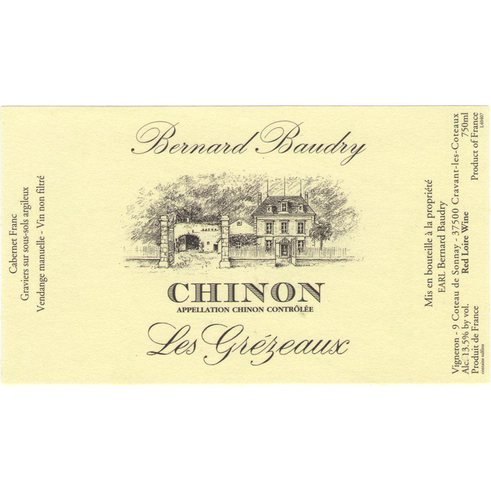 Bernard Baudry Les Grezeaux Chinon 2022