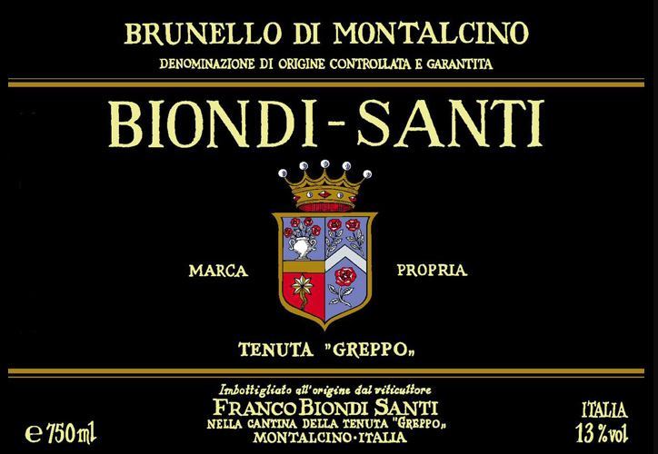 Biondi Santi Tenuta Greppo Brunello di Montalcino Riserva 2012