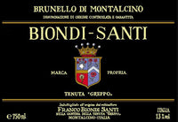 Biondi Santi Tenuta Greppo Brunello di Montalcino Riserva 2012