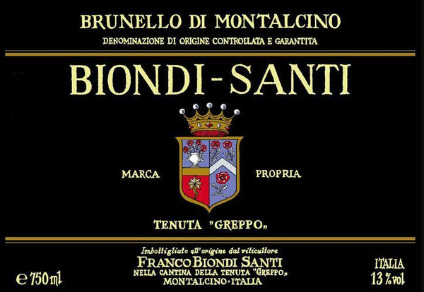 Biondi Santi Tenuta Greppo Brunello di Montalcino Riserva 2015