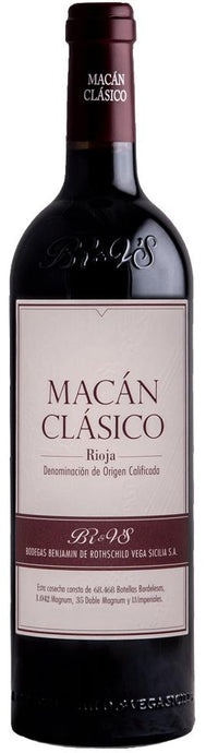 Bodegas Benjamin Rothschild and Vega Sicilia Macan Rioja 2018