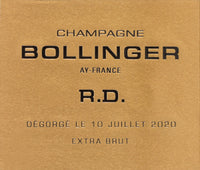 Bollinger R.D. Extra Brut with Gift Box 2008