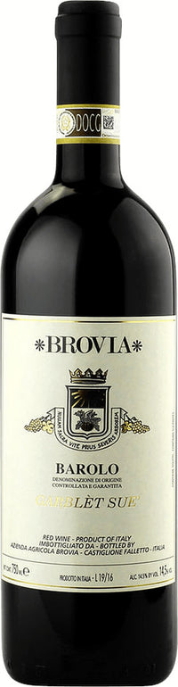 Brovia Barolo Garblet Sue 2018