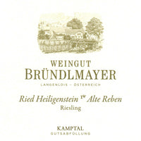 Brundlmayer Zobinger Heiligenstein Erste Lage Alte Reben Riesling 2015