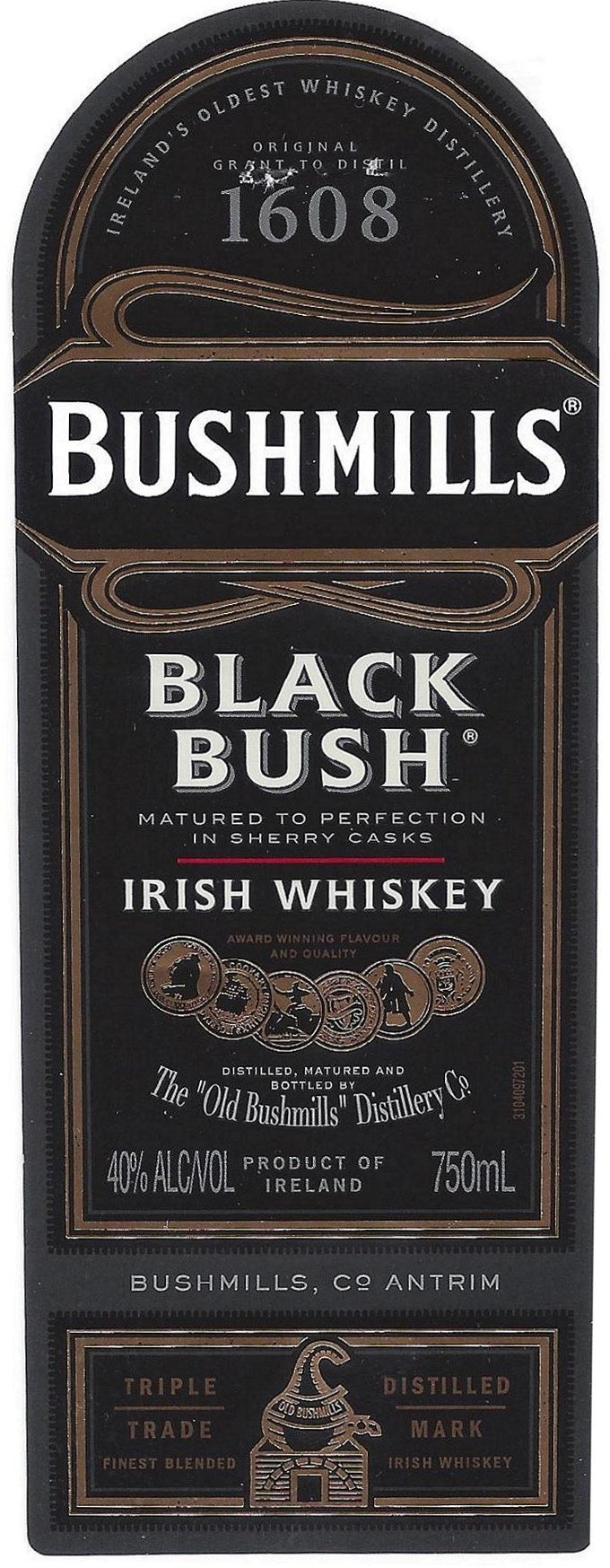 Bushmills Black Bush Irish Whiskey 750mL