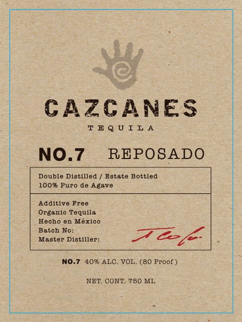 Cazcanes No. 7 Reposado Tequila 750mL