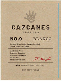 Cazcanes No. 9 Rosa Blanco Tequila 750mL