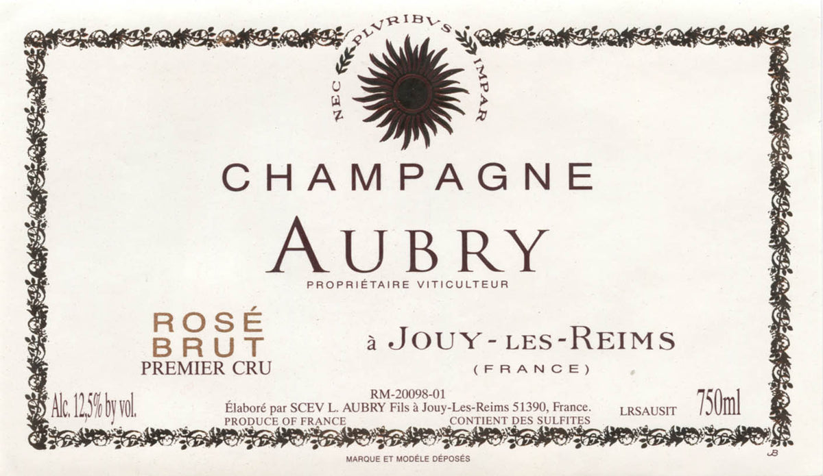 Champagne Aubry Brut Rosé 1er Cru