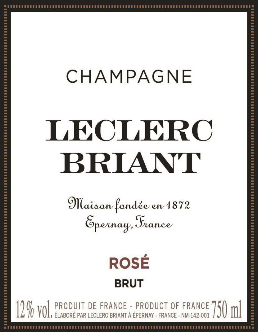 Champagne Leclerc Briant Brut Rose NV