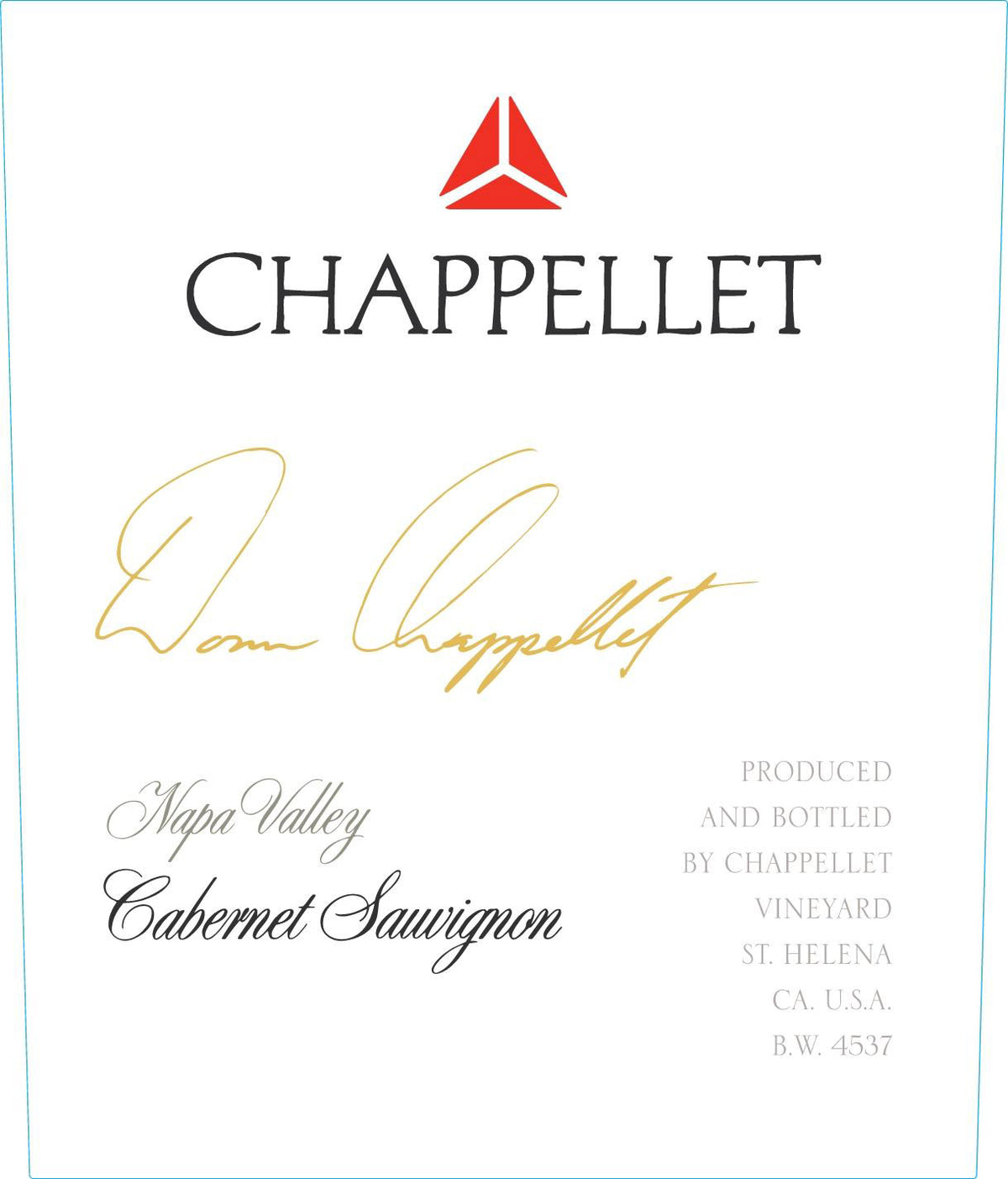 Chappellet Signature Cabernet Sauvignon 2021