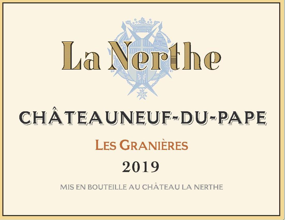 Chateau La Nerthe Chateauneuf-Du-Pape Les Granieres 2019
