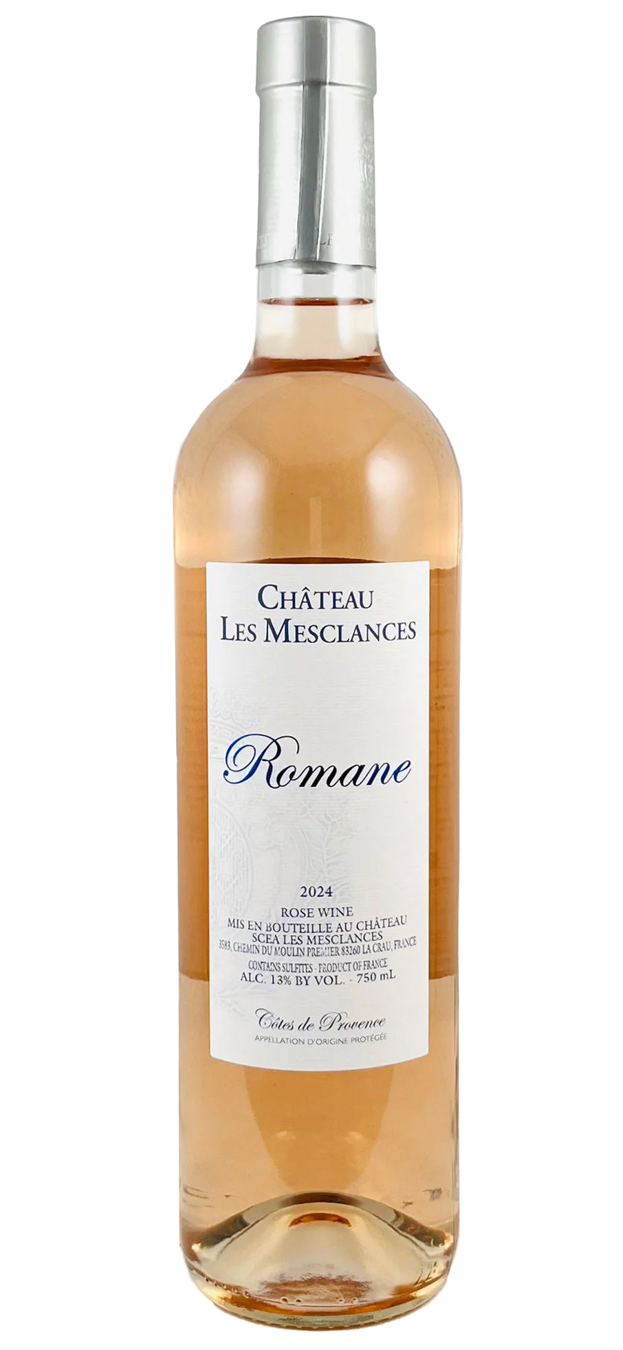 Chateau Les Mesclances Romane Cotes de Provence Rose 2023