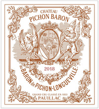 Chateau Pichon-Longueville au Baron de Pichon-Longueville 2018