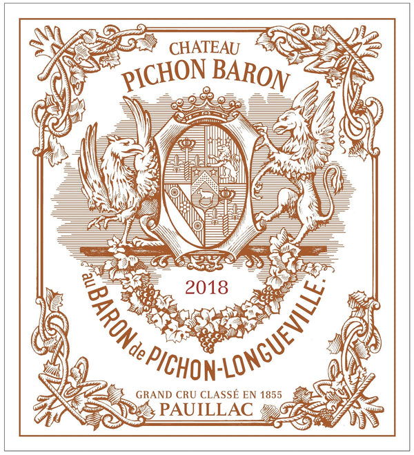 Chateau Pichon-Longueville au Baron de Pichon-Longueville 2018