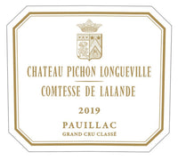 Chateau Pichon-Longueville au Baron de Pichon-Longueville 2019