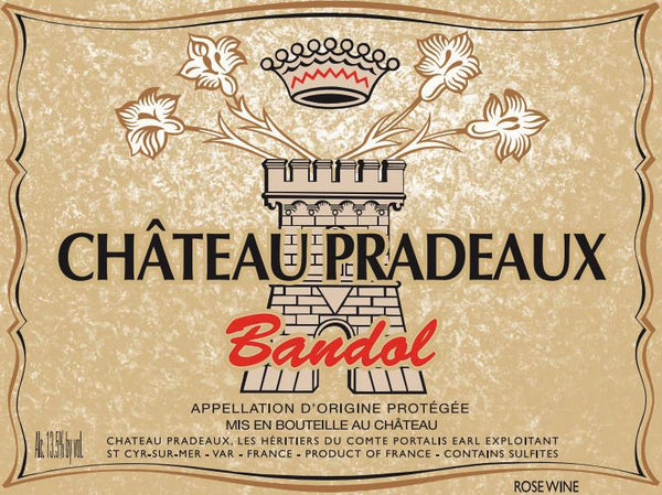 Chateau Pradeaux Bandol Rose 2023
